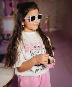 Uniseks t-shirt ecru