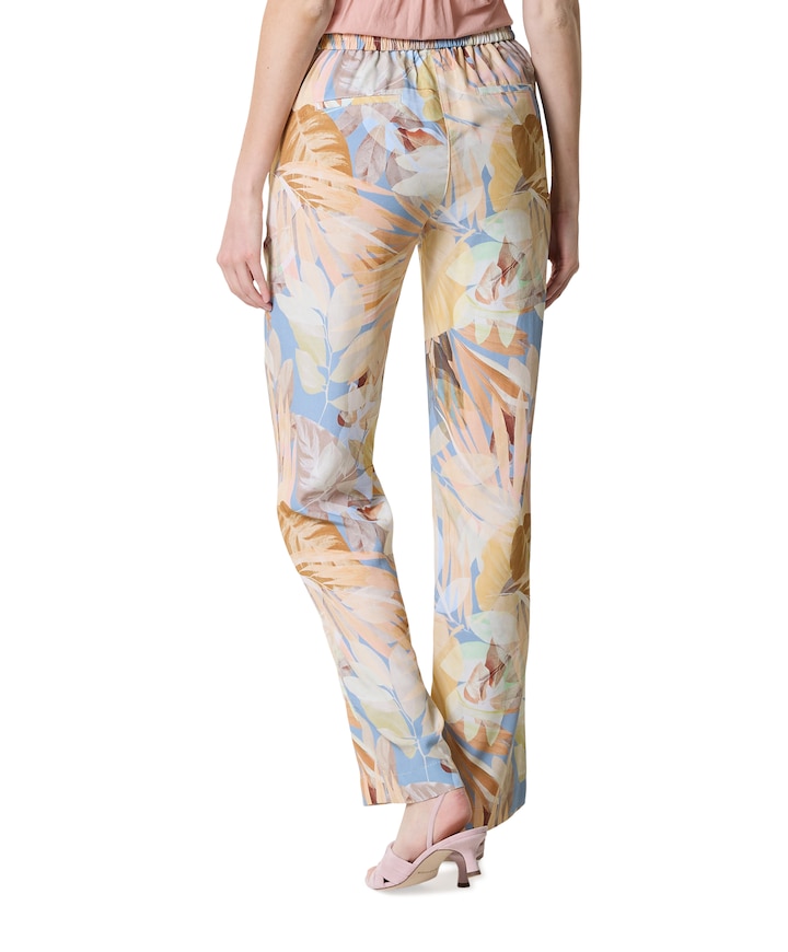 Scarlet Wide Leg dames broek blauw