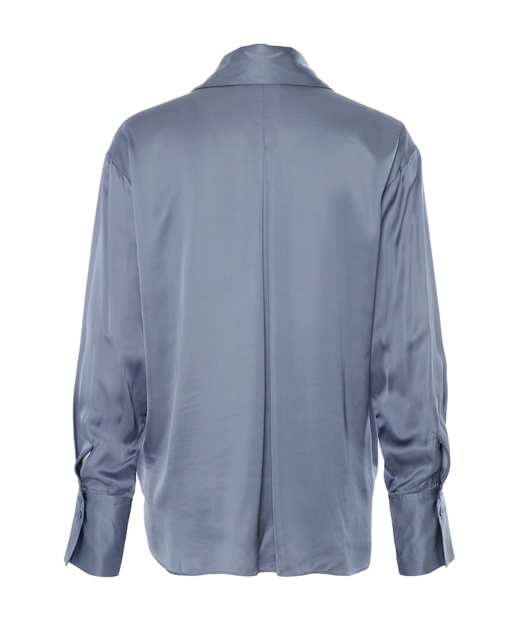 Dames blouse blauw