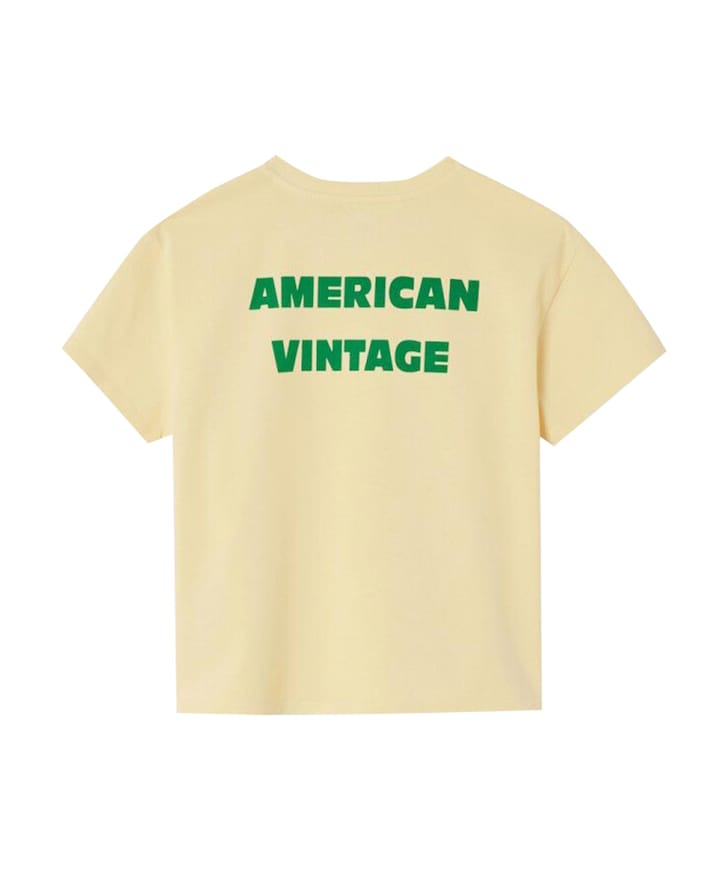 Uniseks t-shirt geel