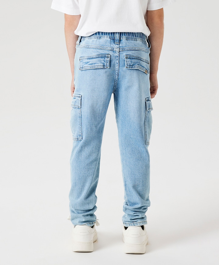 NKMSILAS TAP CARGO 6650-AZ NO jeans blauw