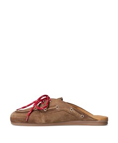 Boat Loafer Mule  dames clogs bruin