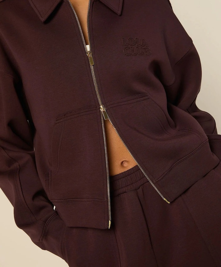 Dames jas bordeaux