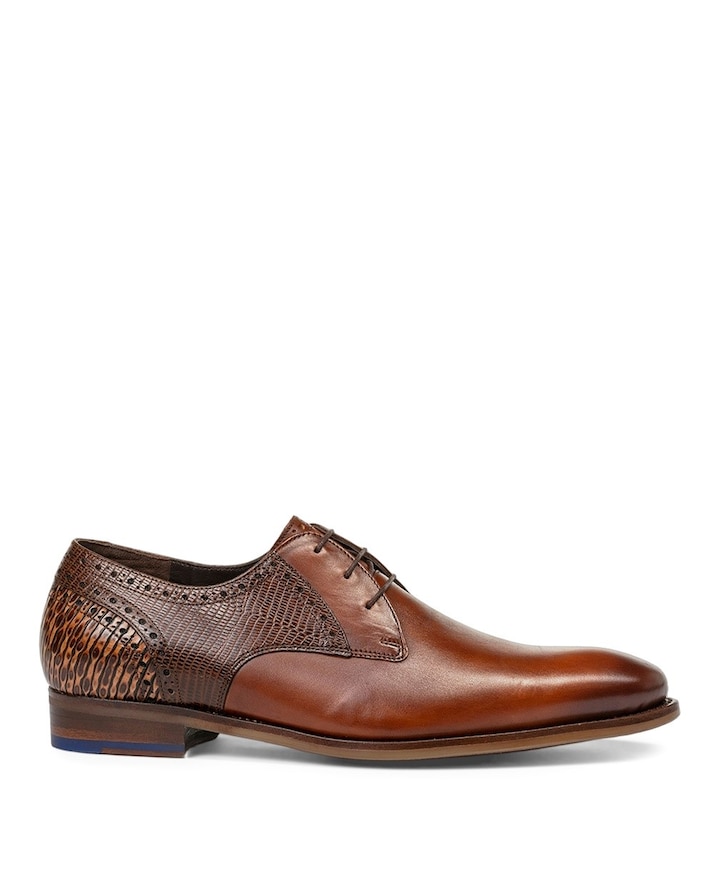 heren veterschoenen bruin