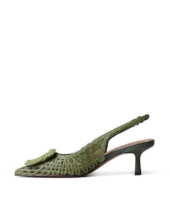 dames slingbacks groen