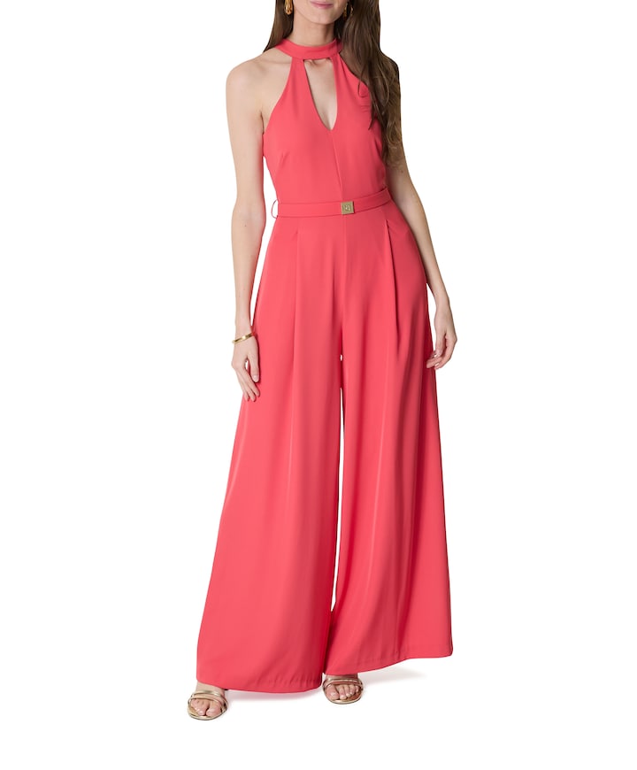 Diana tuta dames jumpsuit rood