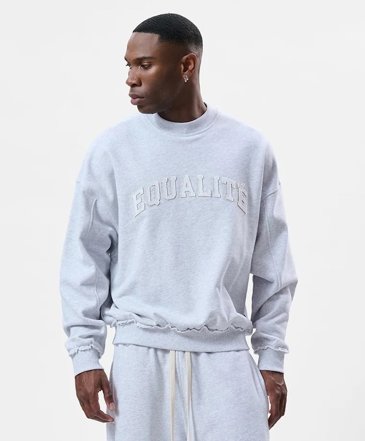 Uniseks sweater grijs