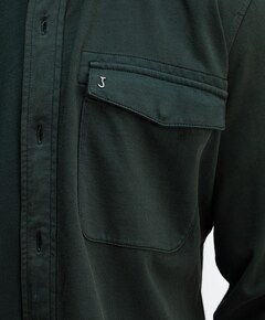Heren overshirt groen