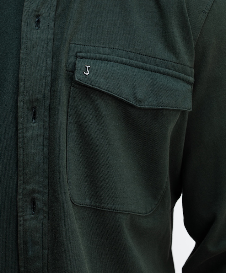 Heren overshirt groen