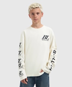 Jongens longsleeve ecru