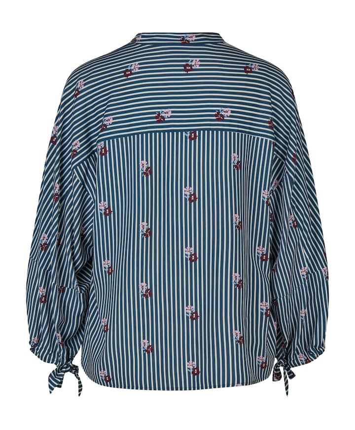 Dames blouse blauw