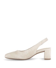 dames slingbacks beige