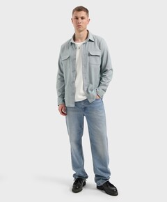Heren overshirt groen