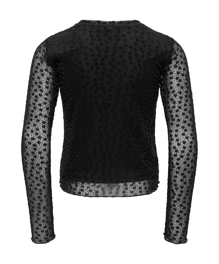 Meisjes longsleeve zwart