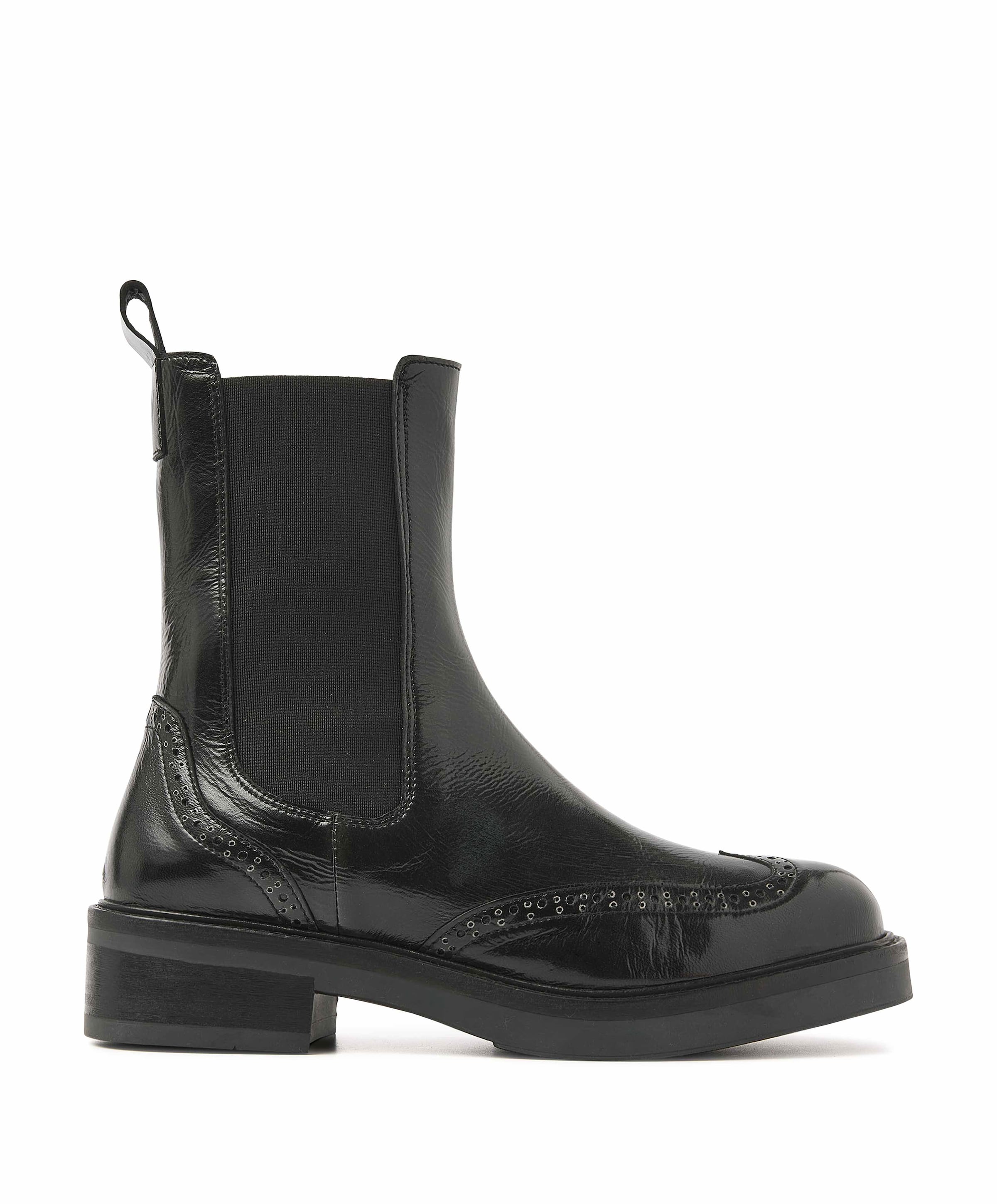 Lucia Gina dames enkellaarzen zwart