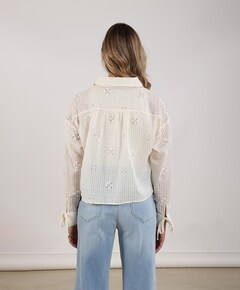 Dames blouse ecru
