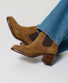 dames enkellaarzen bruin