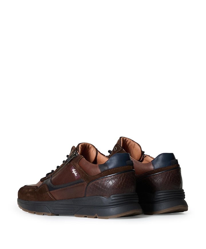 Connery heren sneakers bruin