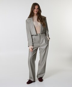 Pelah Pinestripe dames broek grijs