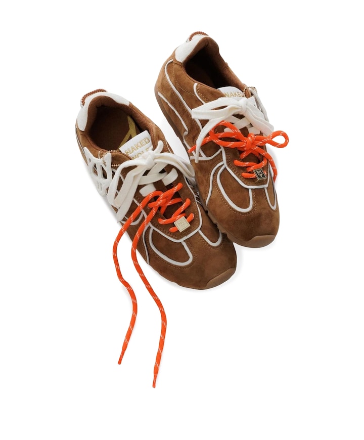 dames sneakers bruin