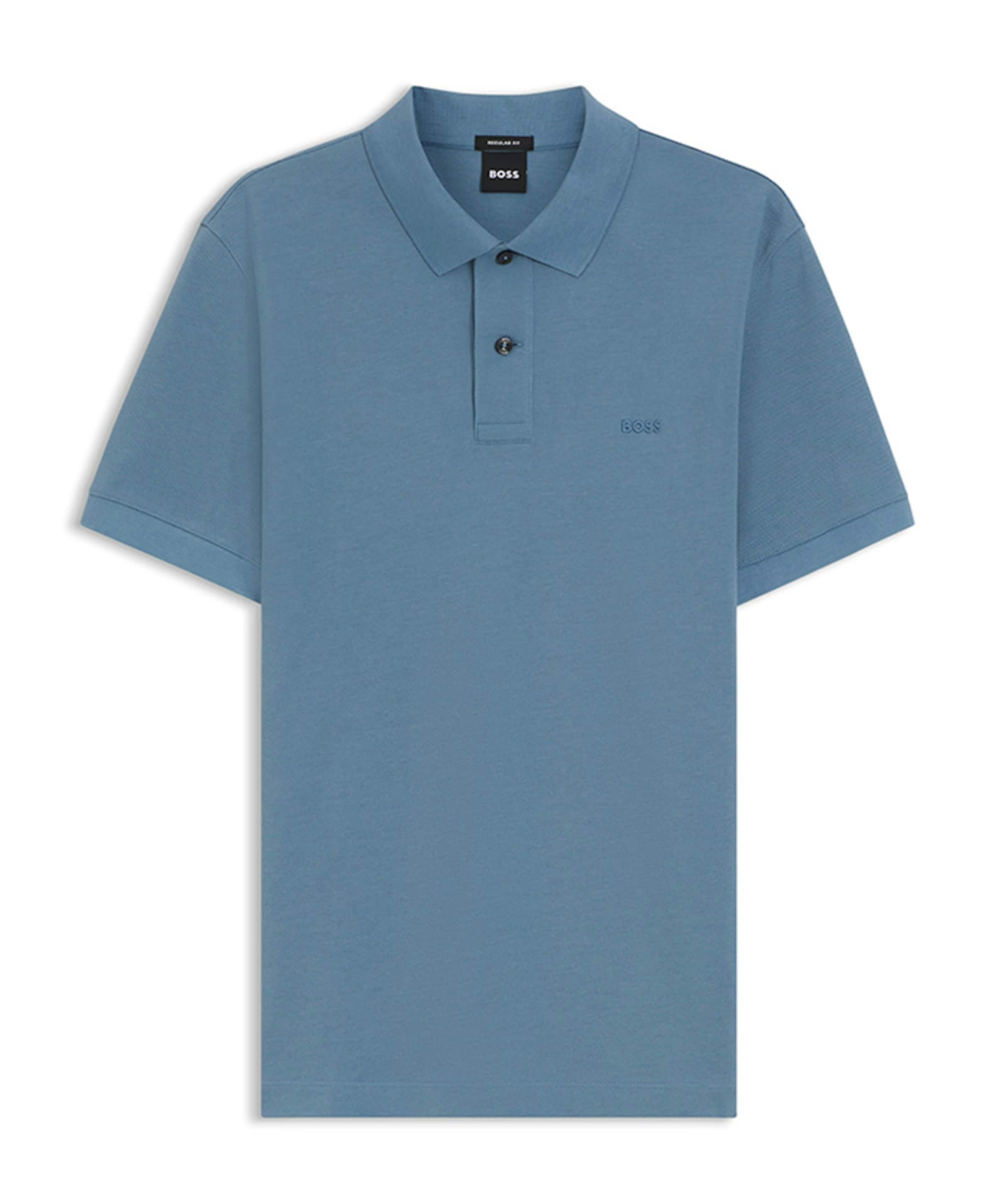 Heren polo blauw
