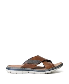 heren slippers bruin