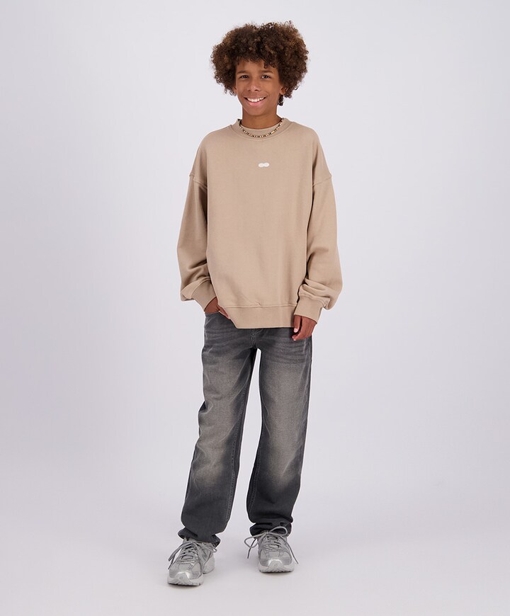Jongens sweater beige