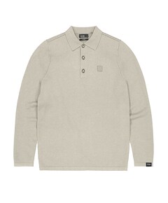 Heren polo beige