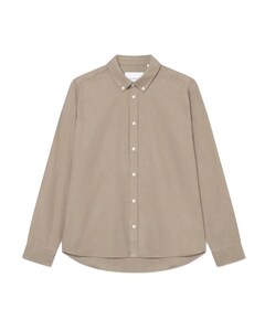 Overhemd lange mouw beige