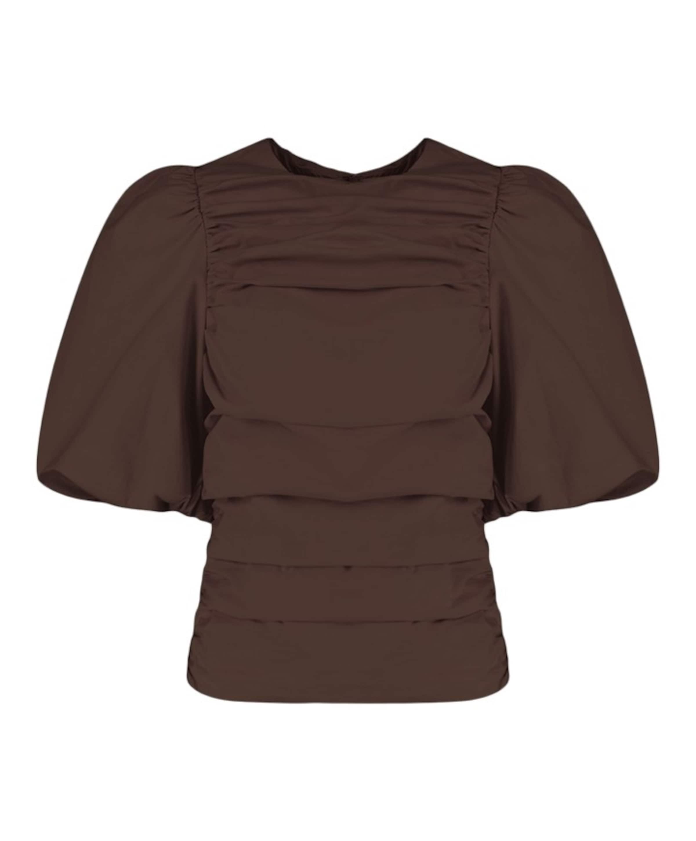 Dames blouse bruin