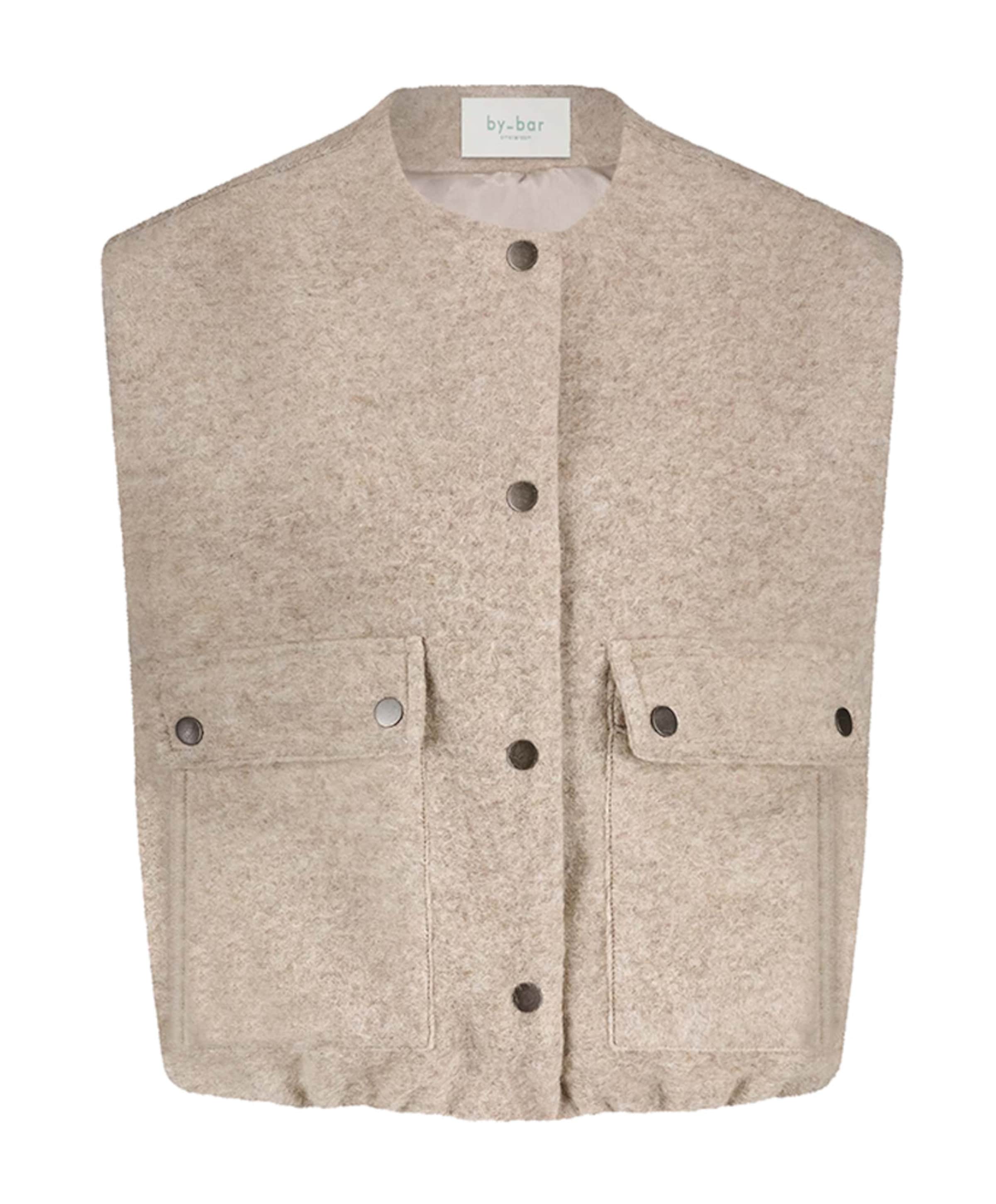 Dames gilet beige