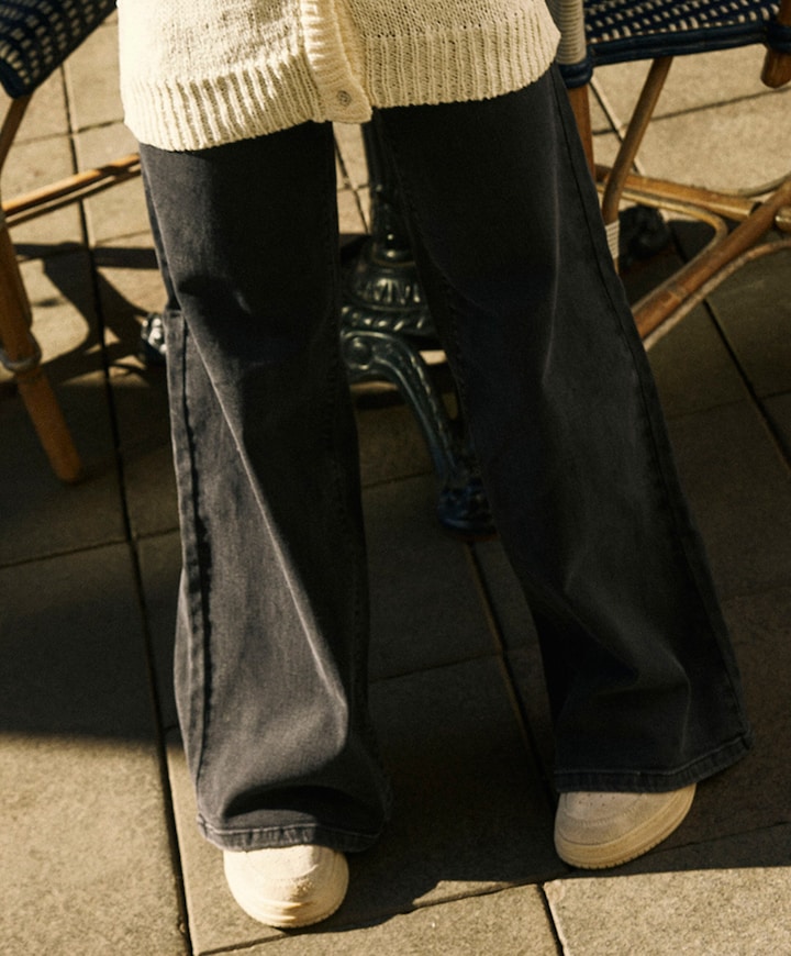 NKFPOLLY X-WIDE JEANS 3057-FR NOOS meisjes jeans zwart