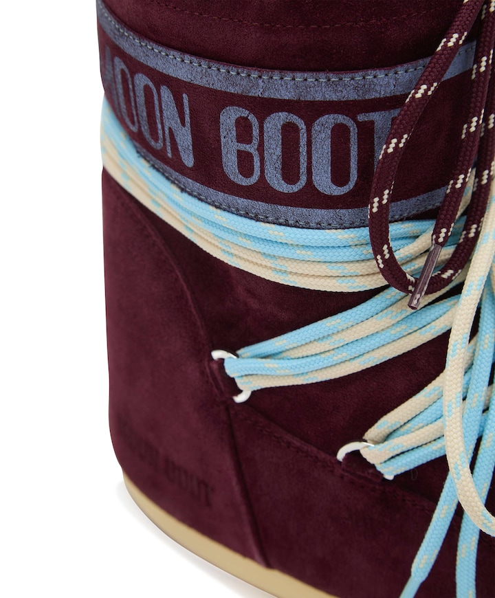 MB ICON LOW SUEDE LACES boots bordeaux
