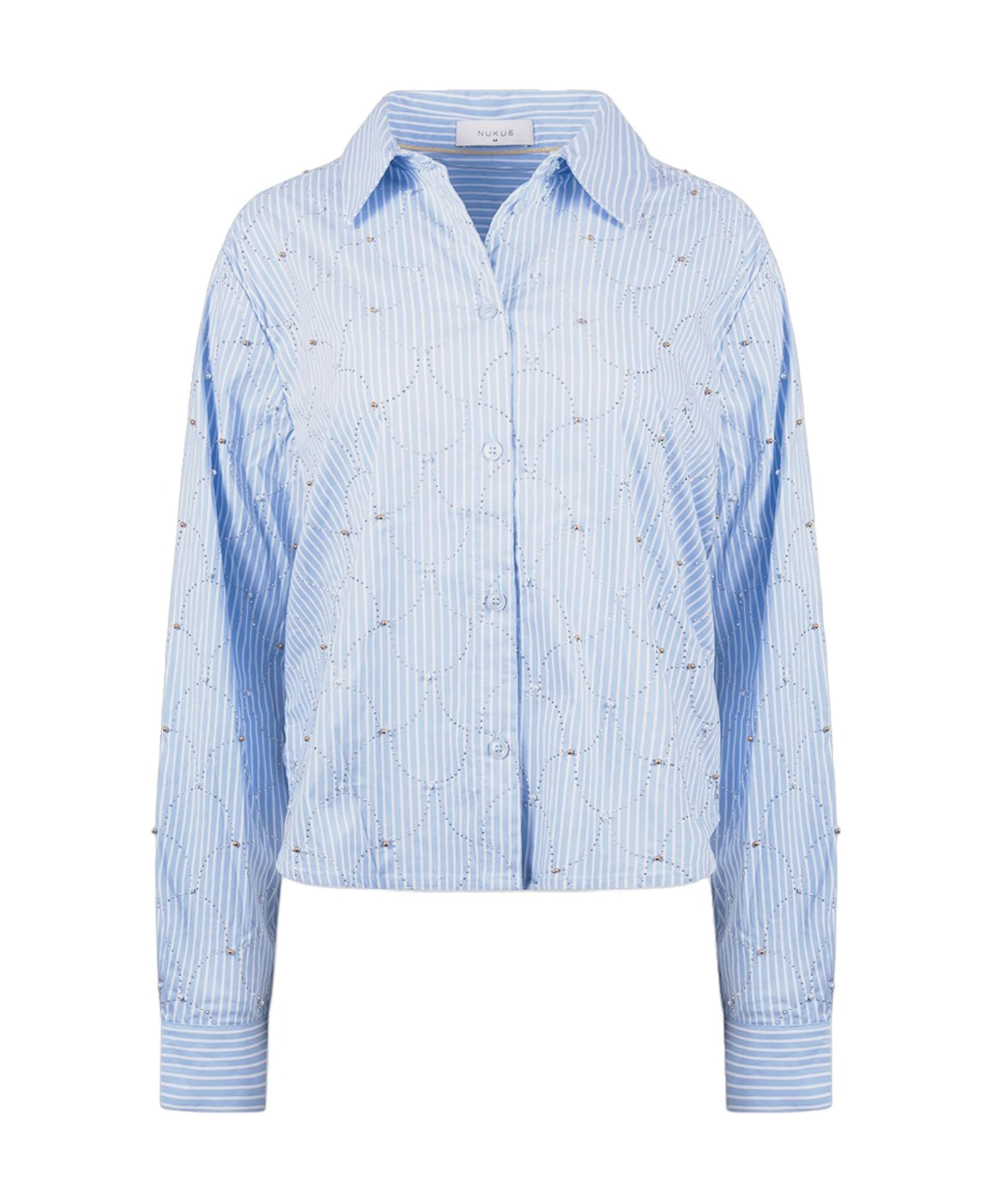 Dames blouse blauw