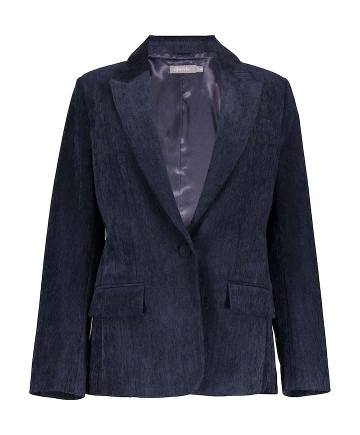 Dames blazer blauw