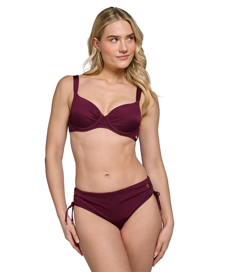 Dames bikinitop bordeaux