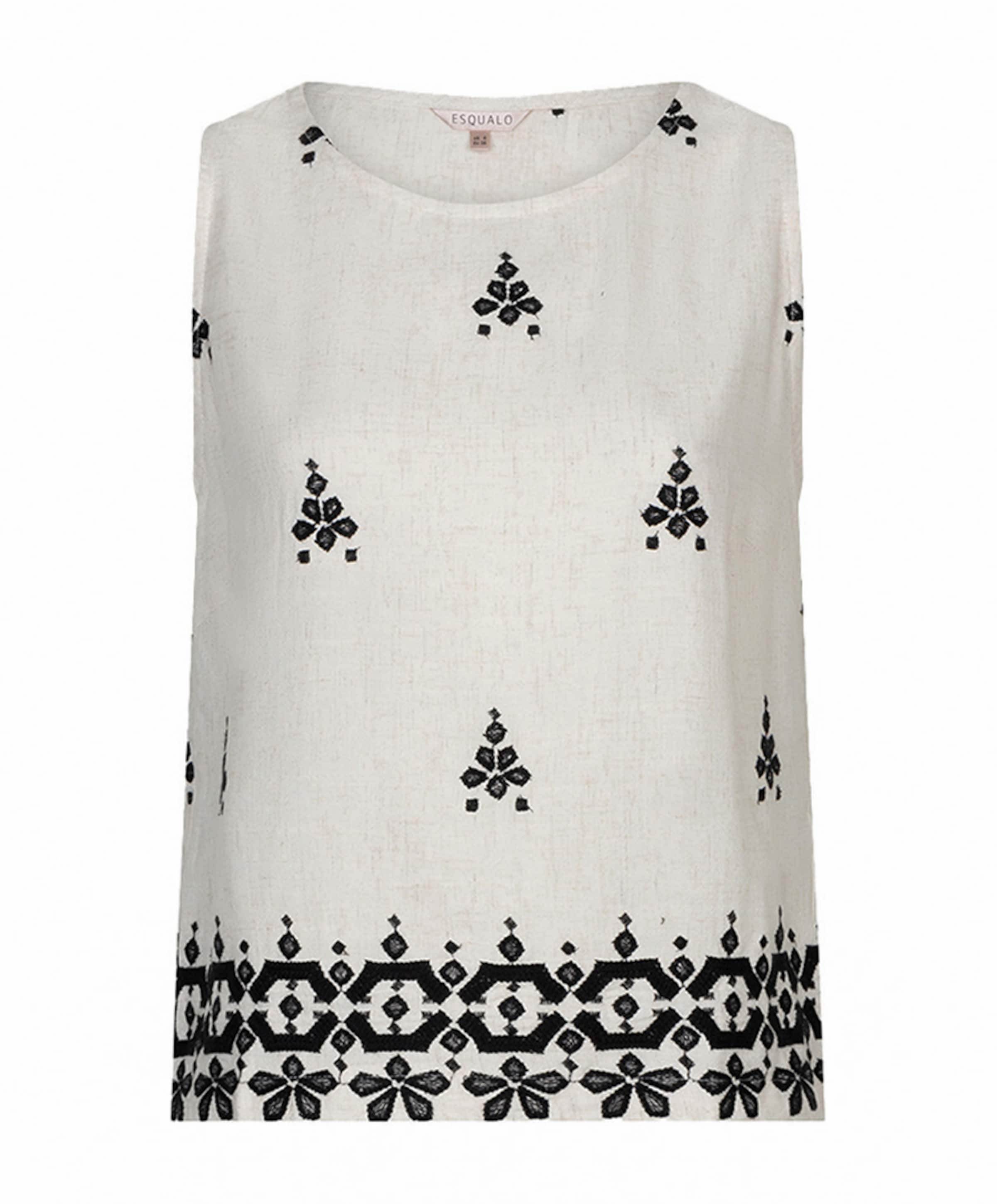 Dames top ecru