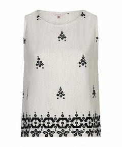 Dames top ecru