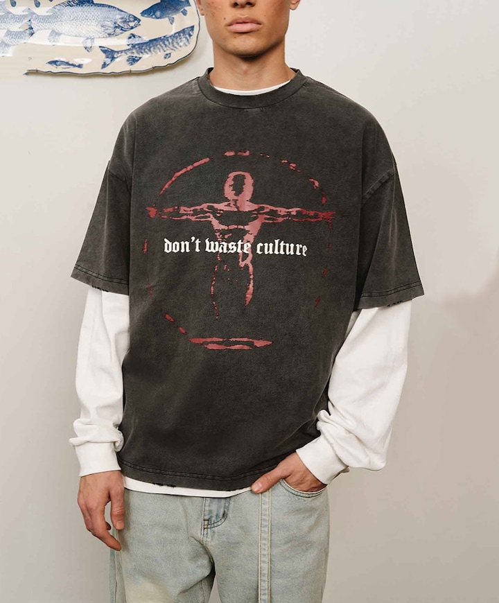Heren T-shirt zwart