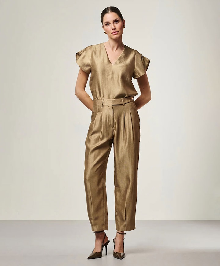 NATALYA VIS 512 dames broek goud