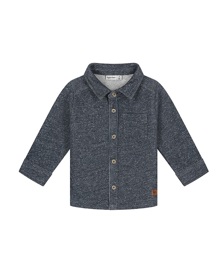 Jongens overhemd blauw