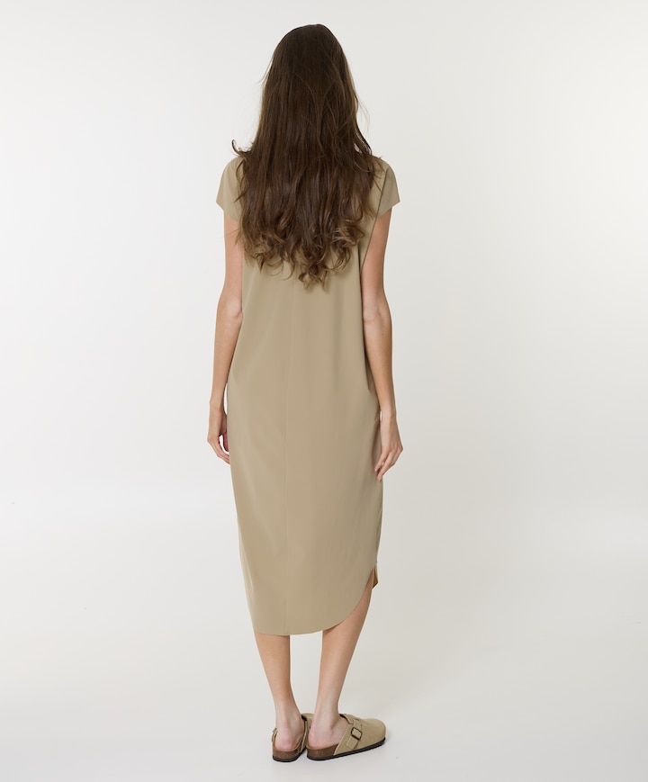 Dames jurk beige