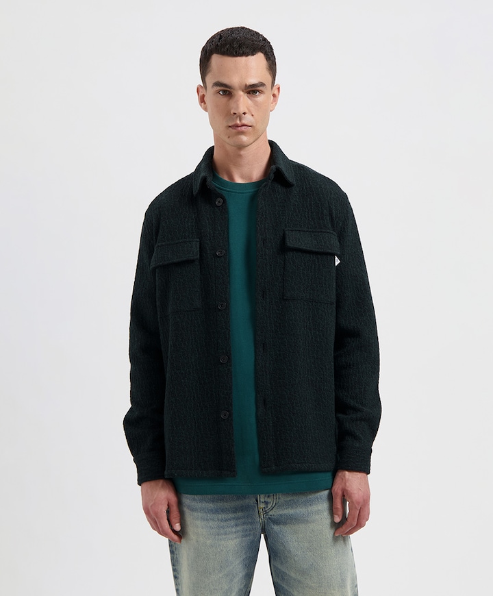 Heren overshirt groen