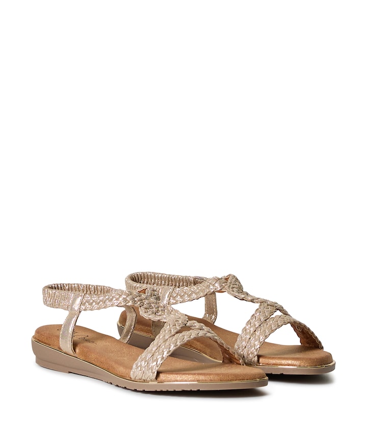 Rhune  dames sandalen goud