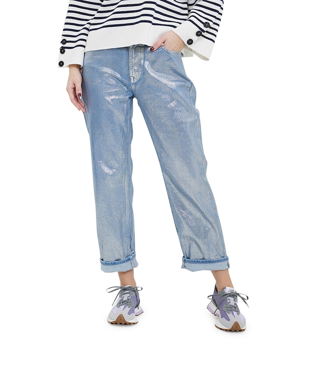 ZOE-Straight jeans comford stretch denimblauw