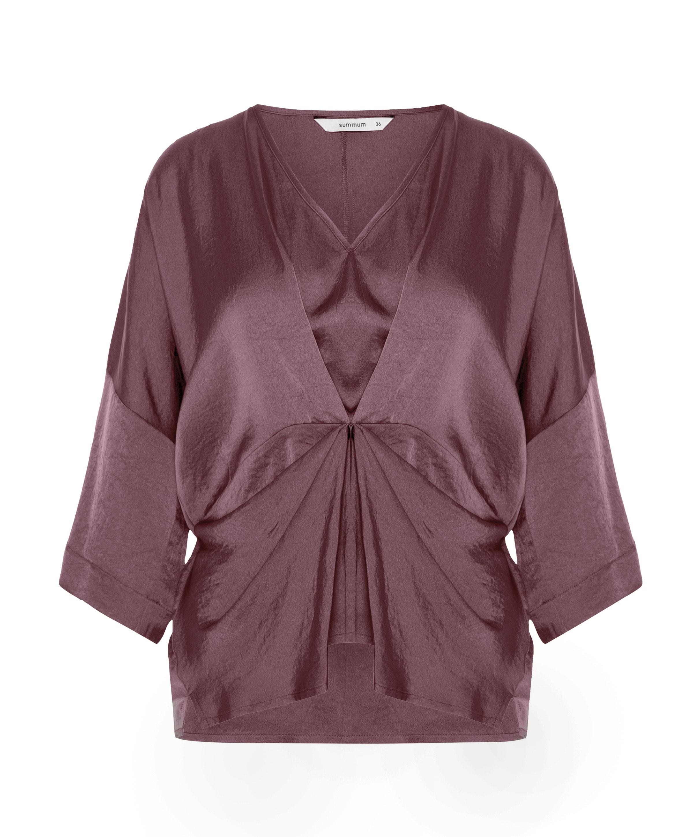Dames blouse bruin