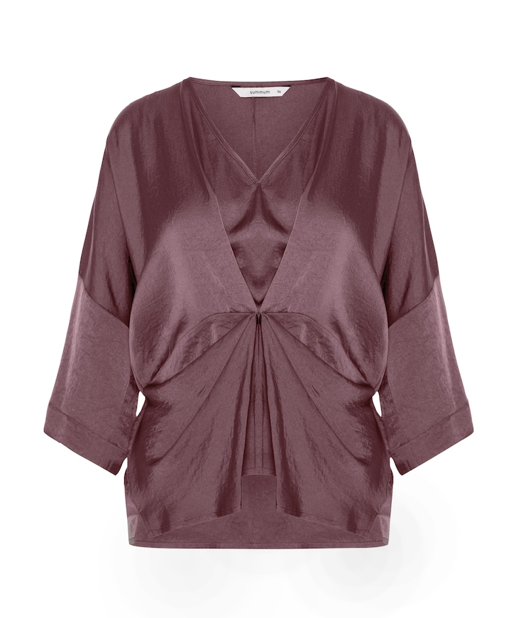 Dames blouse bruin