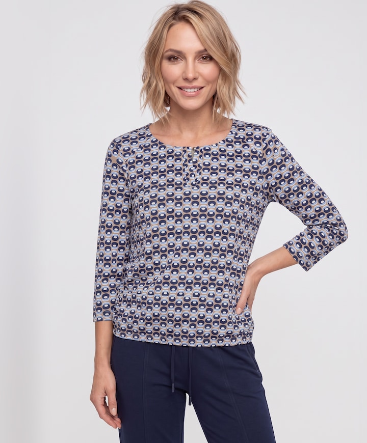 Dames longsleeve bruin