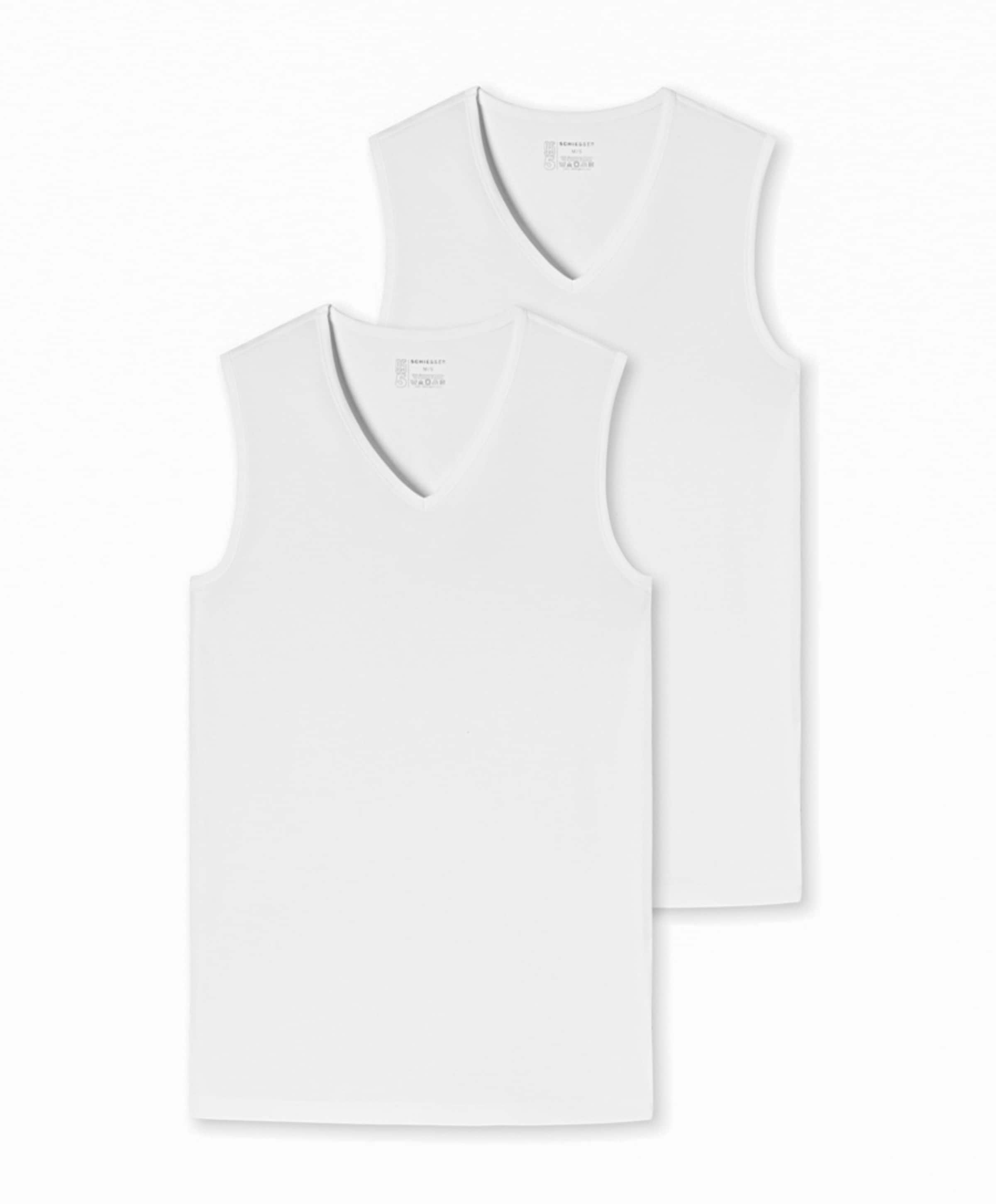 Heren singlet wit