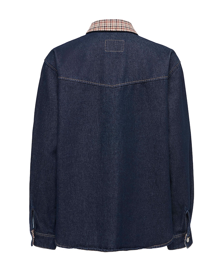 Dames blouse blauw